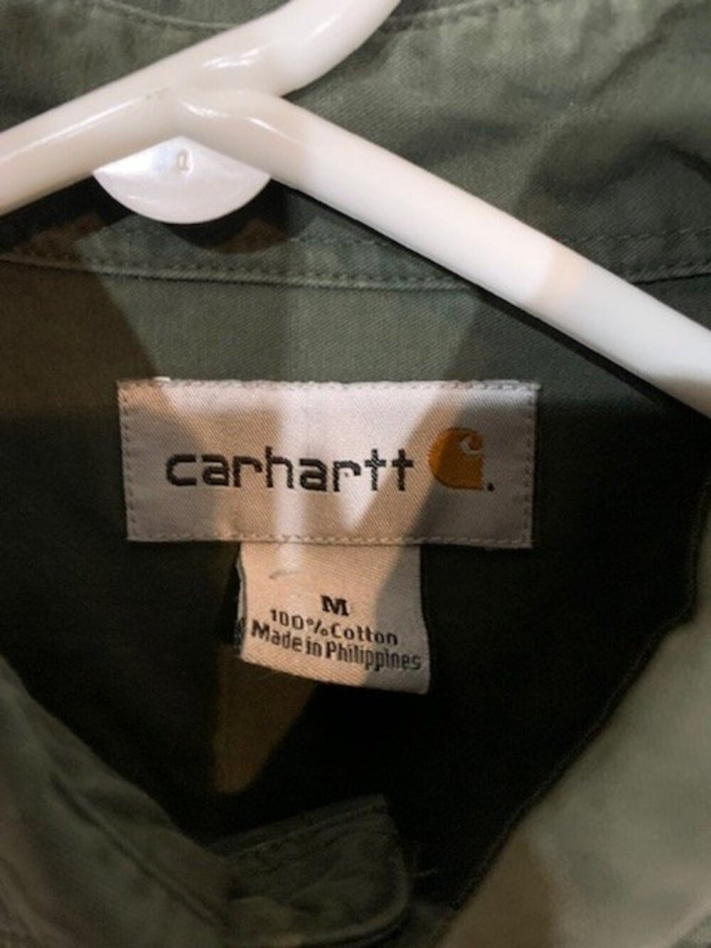 CARHARTT MENS RUGGED BUTTON DOWN  (medium) - Picture 3 of 4